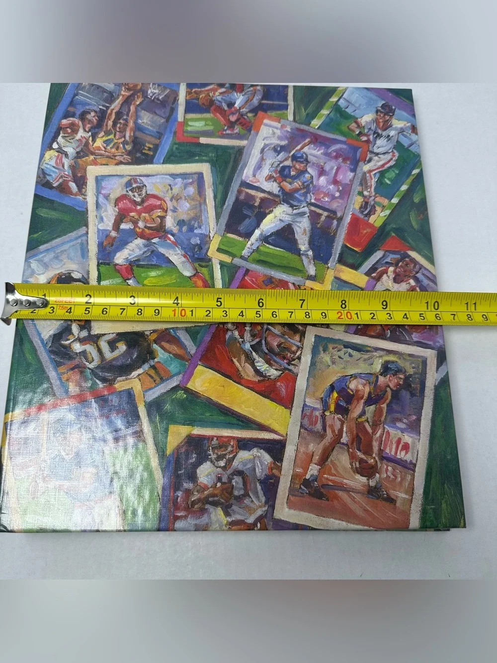 VTG 1992 Hallmark Sports 3 Ring Refillable Photo Album Memory Book-Double Pages